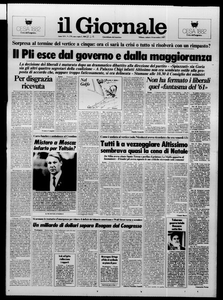 Il giornale : quotidiano del mattino